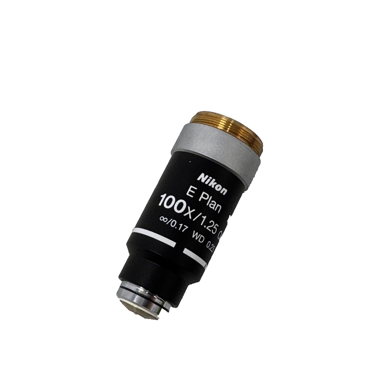 Nikon E Plan 100x/1.25 Oil Microscope Objective $\infty$/0.17 WD 0.23 | Infinity