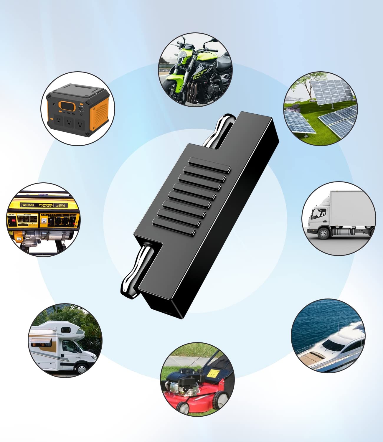 BERLAT SAE Connector SAE to SAE Polarity Reverse Quick Disconnect Cable Plug ...