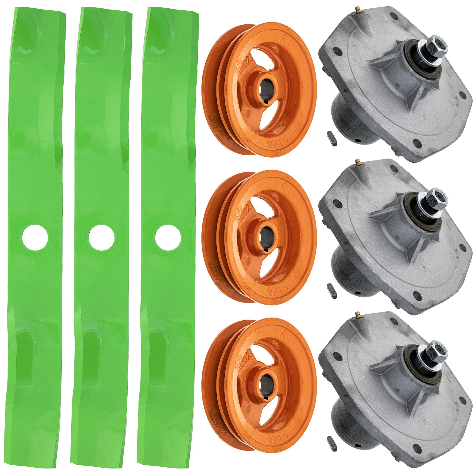 8TEN Blade Spindle Kit for Kubota RCK60RP-1500Z 60-inch K5647-92340 K5647-34510