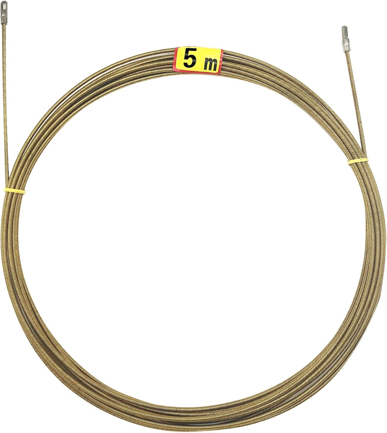 16ft Electrical Spring Wire Threader Fish Tape Fastener Cable Wire Puller Tool U