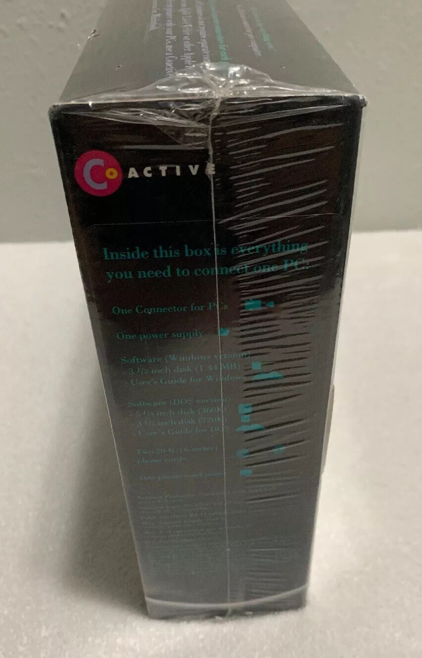 New Sealed COACTIVE NETWORK CONNECTOR for DOS/windows