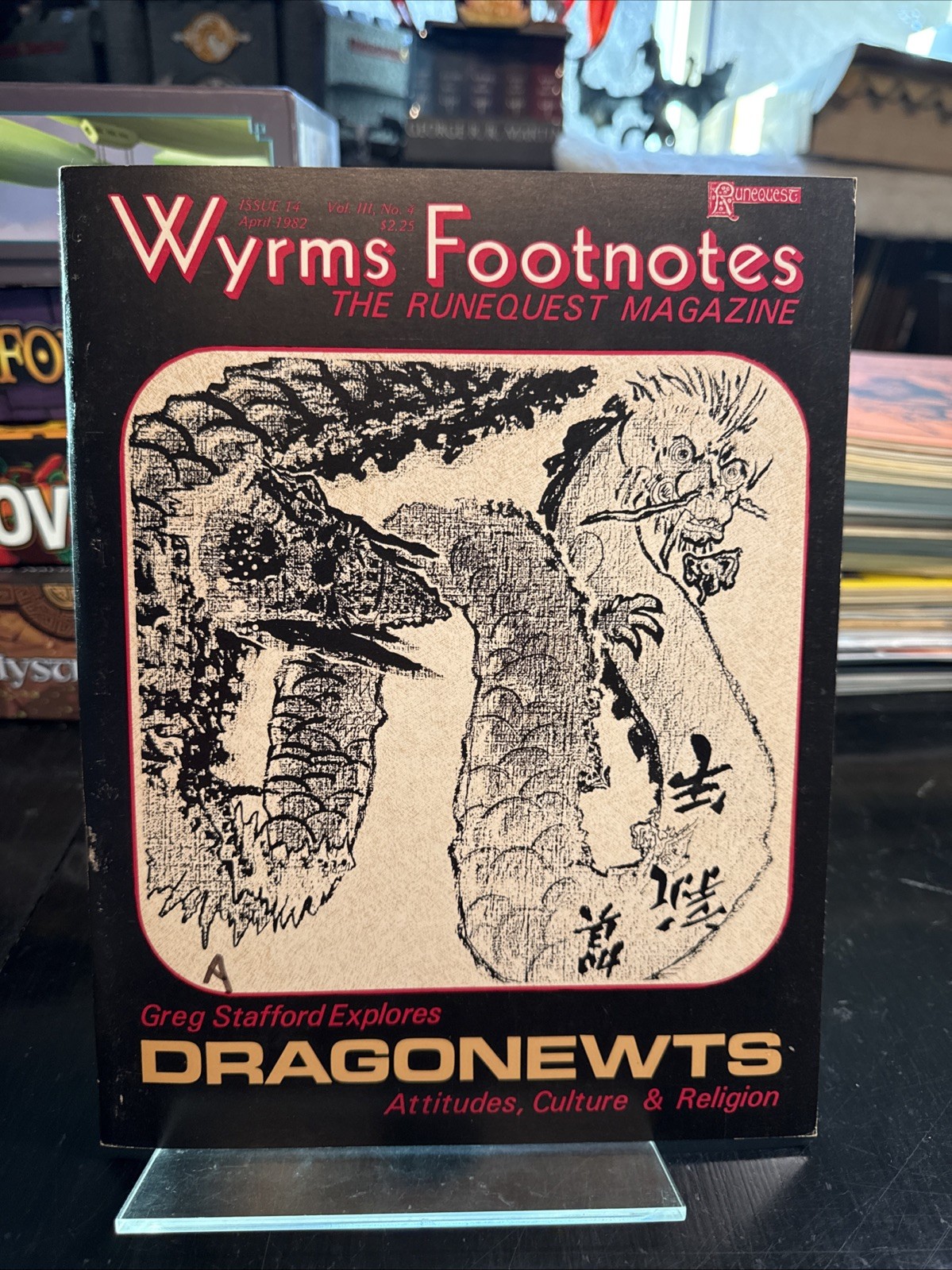 Chaosium Wyrm's Footnotes #14 "Dragonewts, History of the Lunar Empire" Mag VG