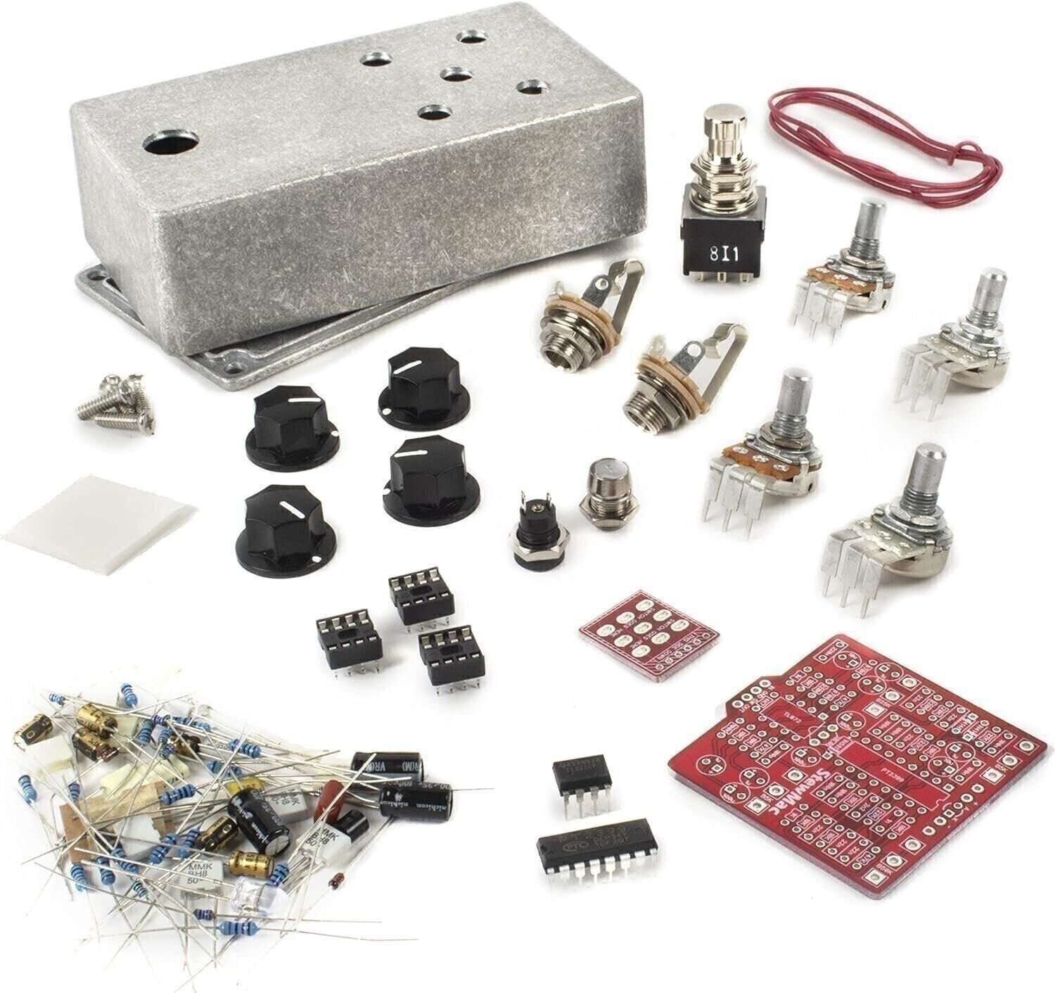 StewMac Tape Op Delay Pedal Kit, With Bare Enclosure (2353)