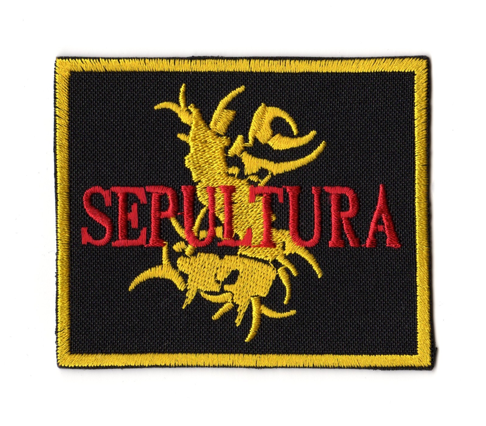 Sepultura Patch Embroidered Sew On Band Tribal S Logo Heavy Groove Thrash Metal