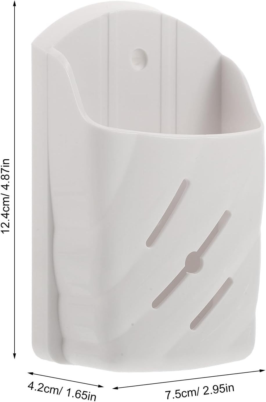 Wall Mounted Remote Control Holder, Plastic Space-Saving Organizer