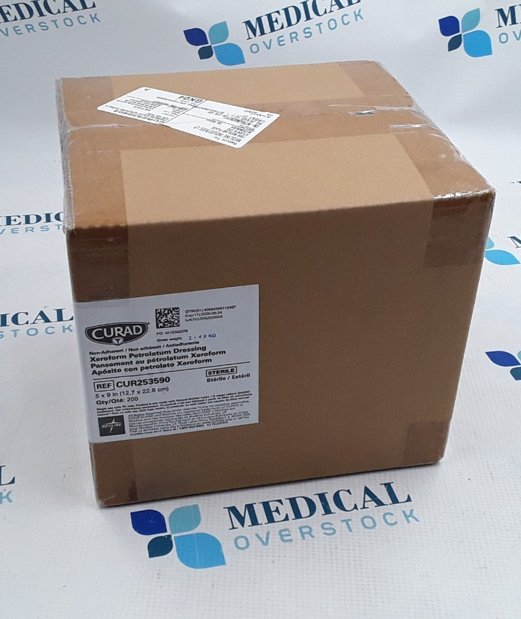Curad Xeroform Petrolatum Dressing 5x9 in REF CUR253590 QTY 200
