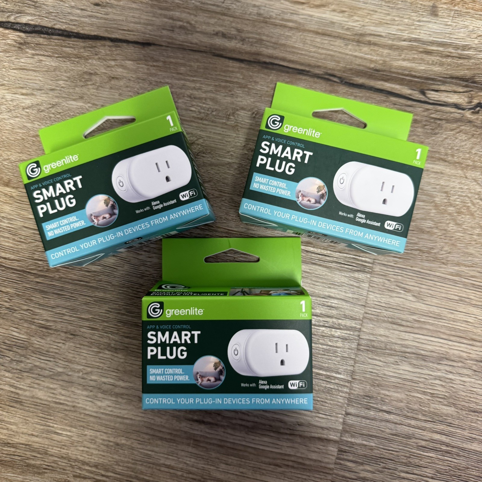 NEW Greenlite Smart Plug WiFi Enabled App & Voice Control Smart Plug