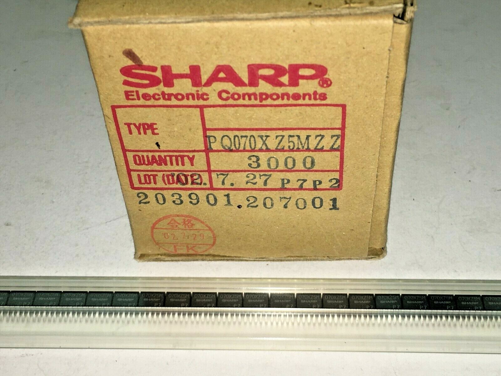 (50 PIECE LOT) PQ070XZ5MZZ, SHARP, IC REG LINEAR POS ADJ 500MA SC63