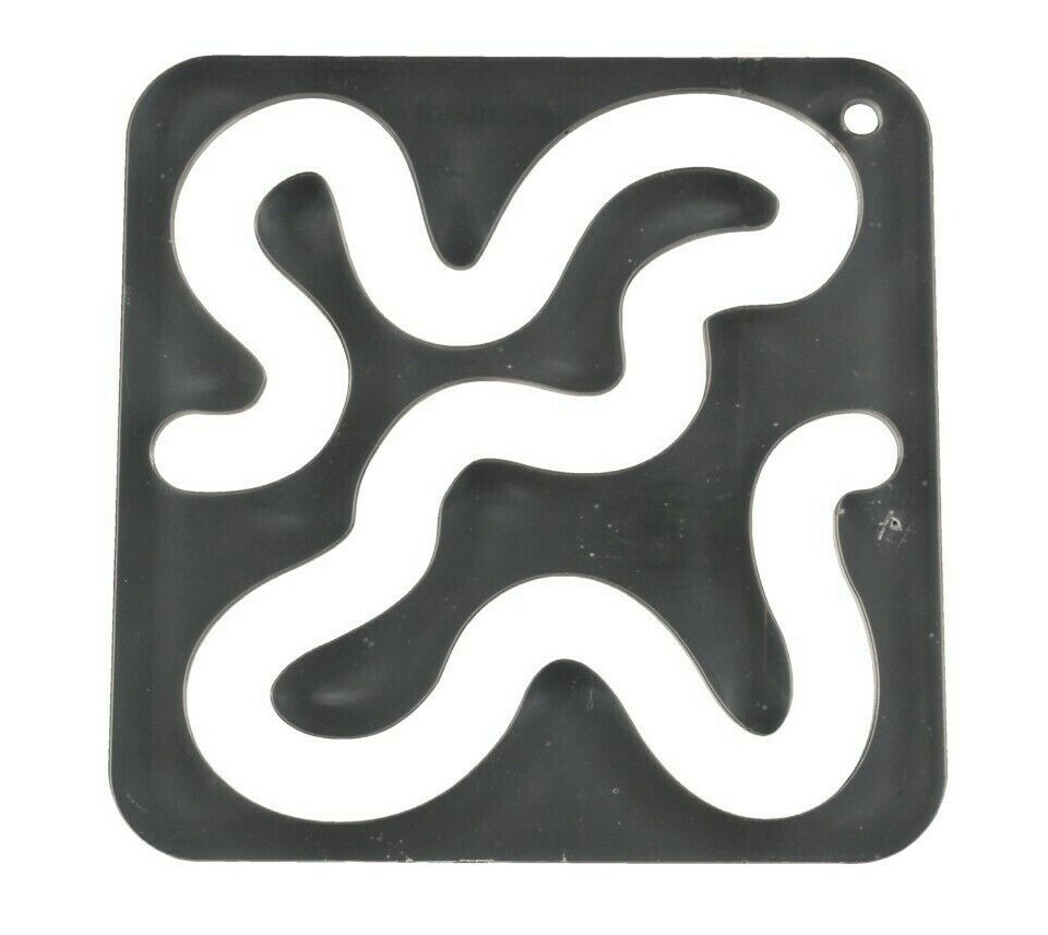 Quilter's Template Meander Guide for Quilting 5 Inch Design New Heavy Plastic