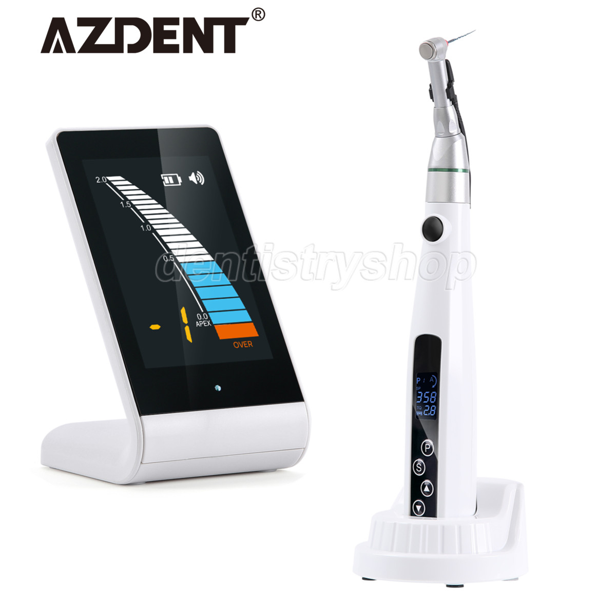 AZDENT Dental Wireless LED 16:1 Endo Motor /Apex Locator Root Canal Automatic