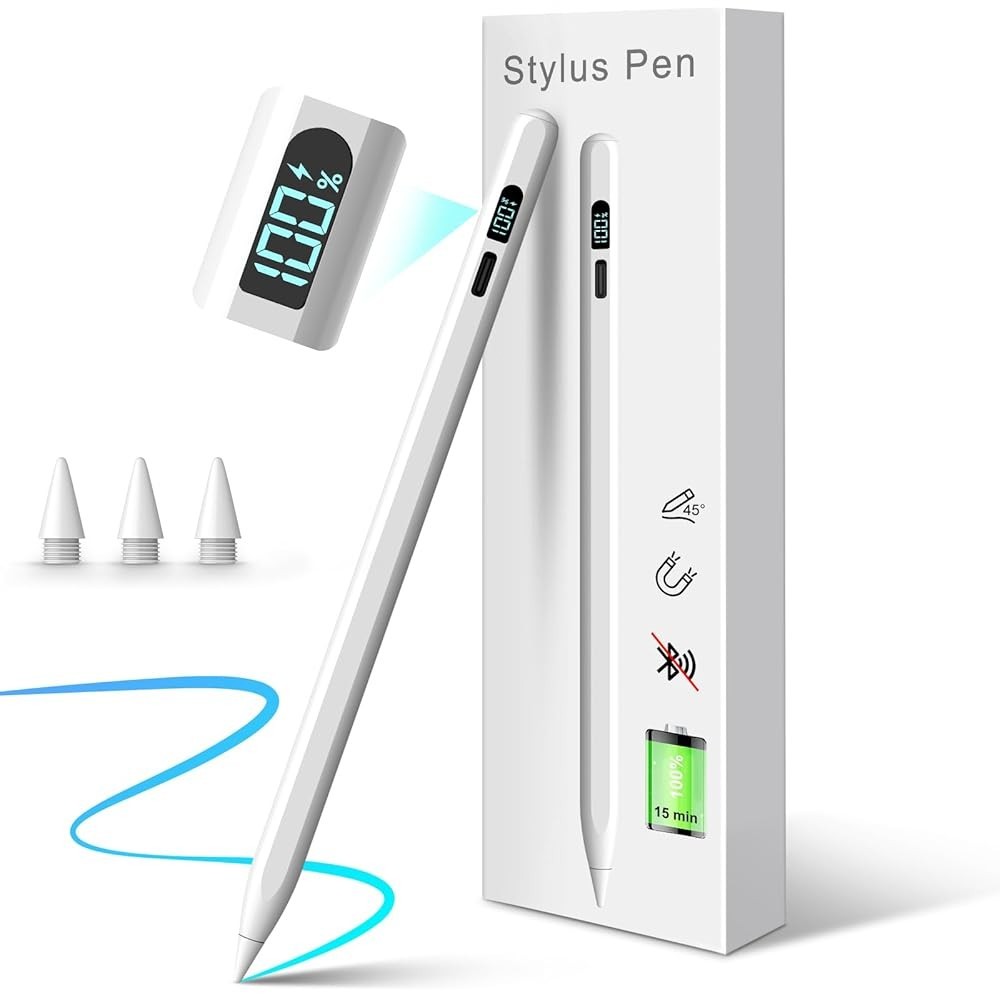 iPad Pencil for Apple iPad/iPad Air/iPad Mini/iPad Pro with LED Power Display