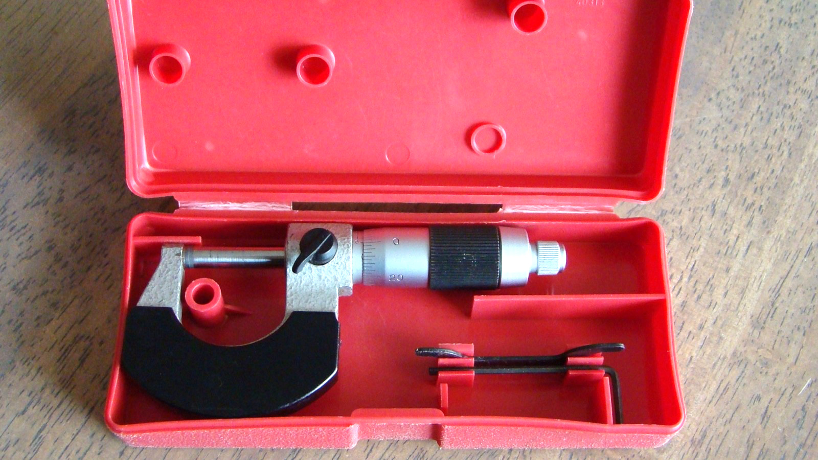 0-1” Etalon Micrometer- Swiss Made- Original Case and Tools
