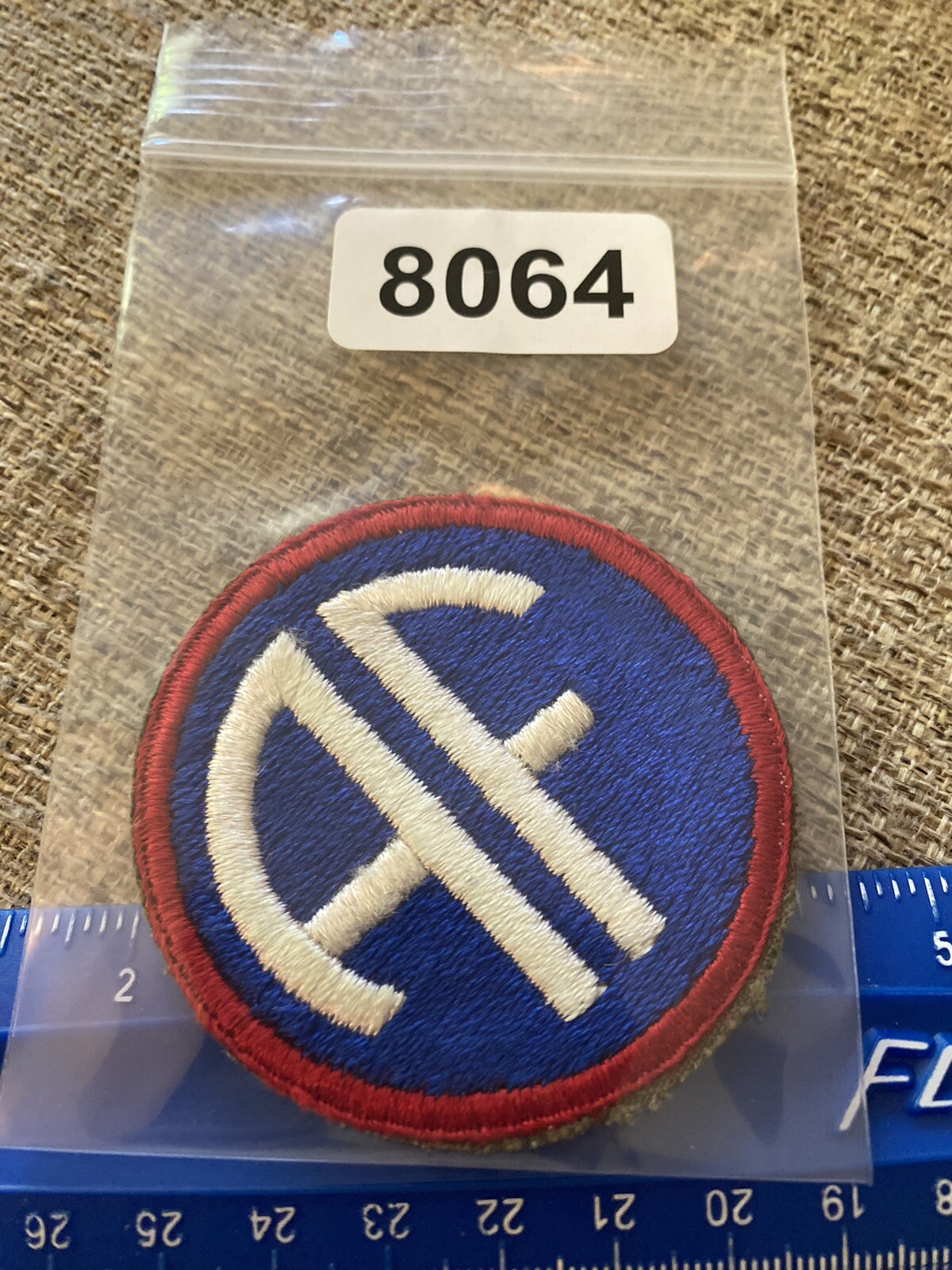 WWII US Army AF Allied Forces HQ Headquarters AF Patch INV8064