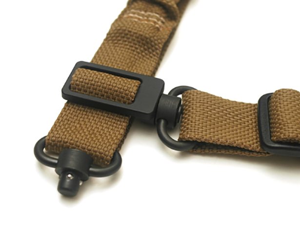 Tactical Link QD 1 & 2 Point Convertible Bungee Tactical Sling - Dark Earth
