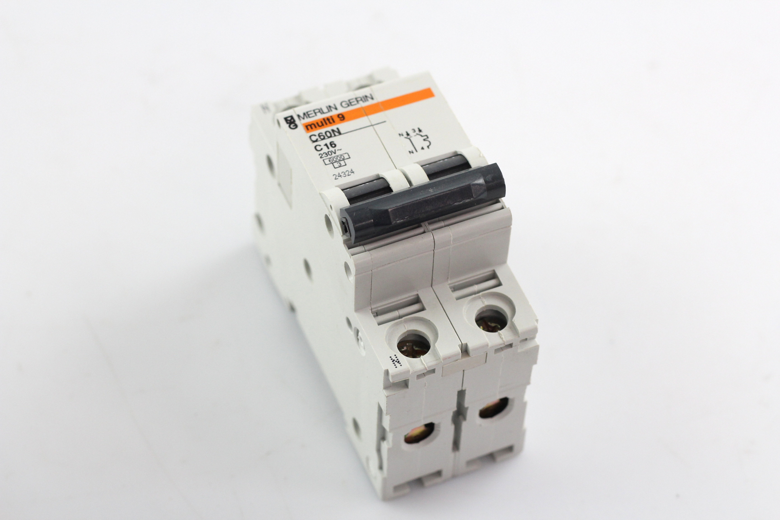 LOT OF 2 Merlin Gerin C60N C16 Multi9 Miniature Circuit Breaker 2P