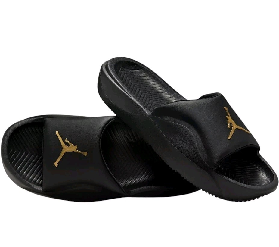 NWT Jordan Franchise Slides Men's  Comfort, Black/MetallicGold HF3263-007 Unisex