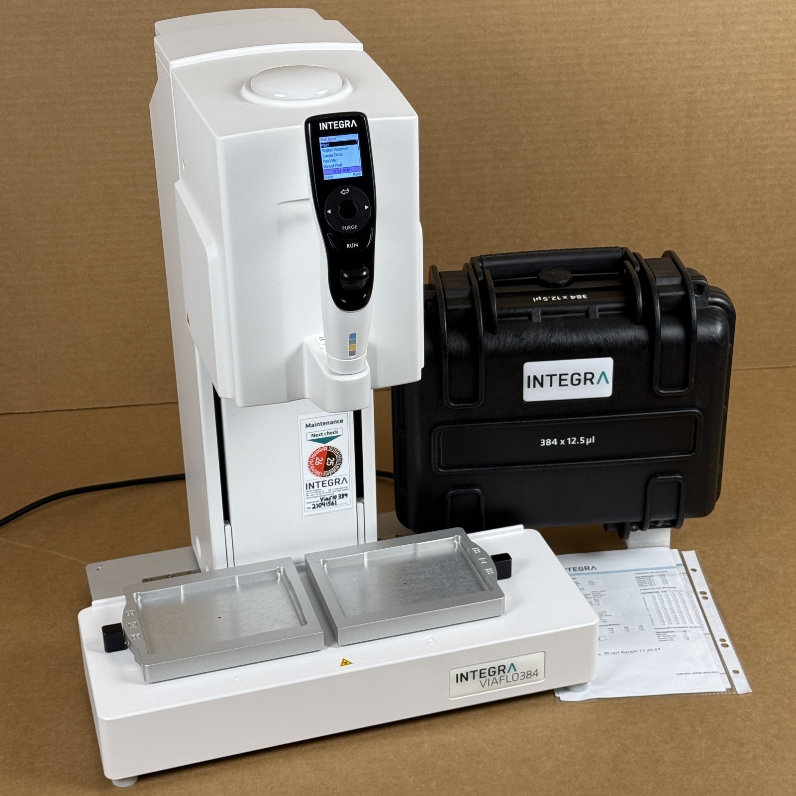 Integra 6031 VIAFLO 384 Electronic Pipette 6131 12.5uL 384-Well Head, Mfg 2021