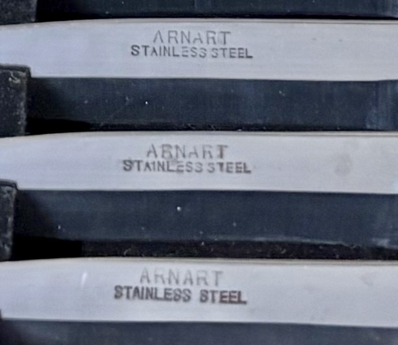 Silver Inlay Steak Knives