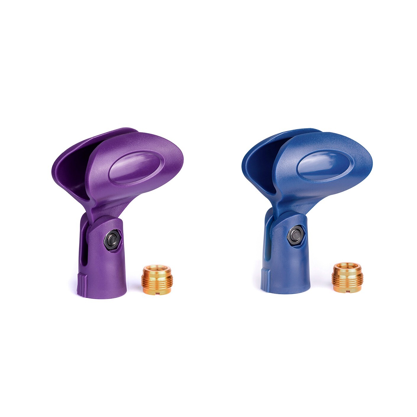 Rannsgeer Handheld Microphone Clip Mic Holder w/adapter (2 Pack)
