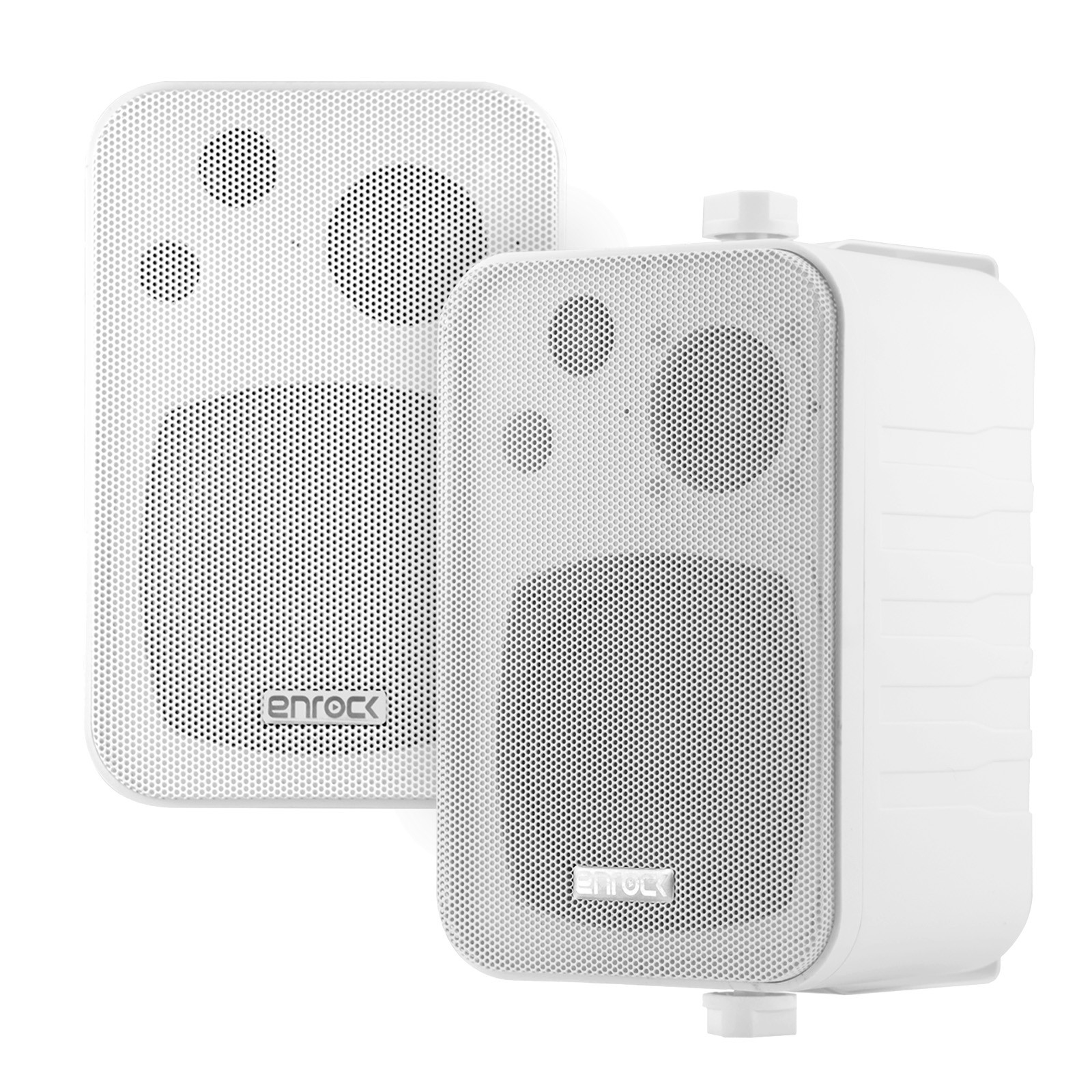 Pyle PDA77BU 4-Channel Home Audio Bluetooth Receiver, 2x 4" White Speaker, Wire