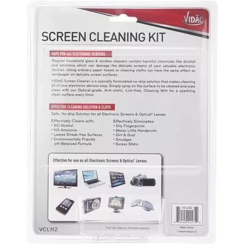 Screen Cleaning Kit for use on All Electronic Screens & Optical Lenses