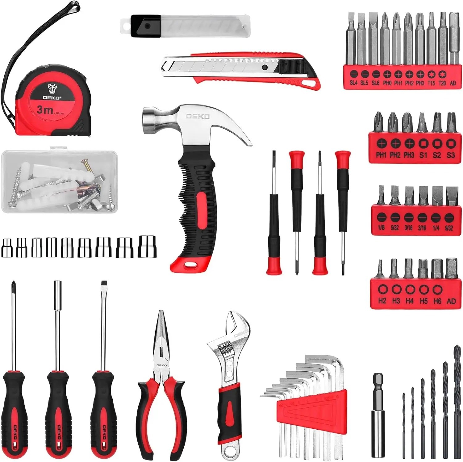 126-Piece Tool Set with 8V Cordless Drill