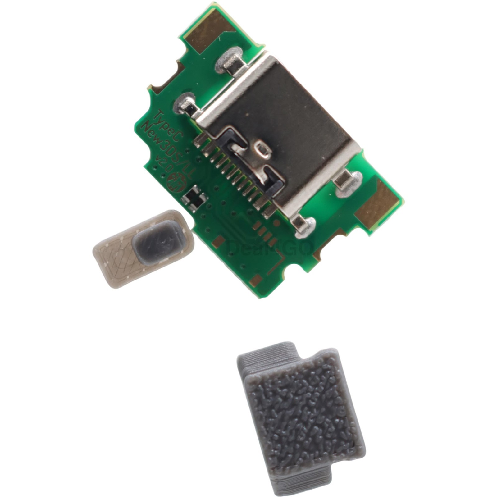 Deal4GO USB-C Charging Port Mod DC Power Connector replacement for NEW 3DS XL...