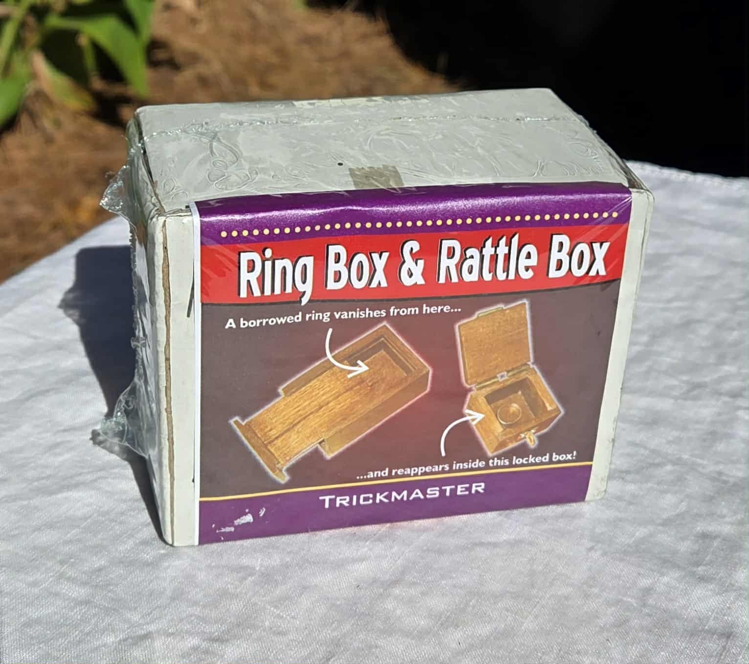 Trickmaster Ring Box and Rattle Box Combination Set, Unopened in original box