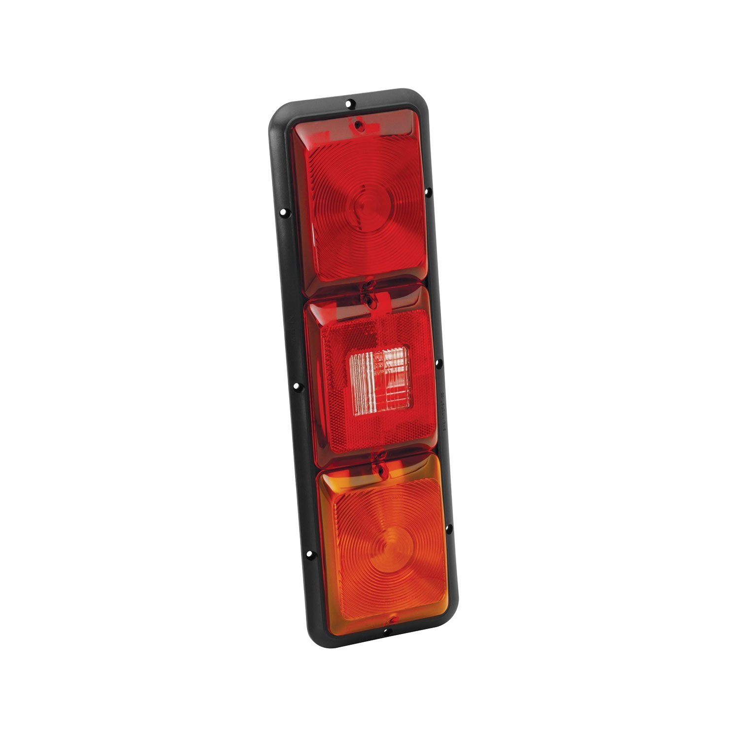 Bargman 30-84-554 Taillight Recessed Triple Long Vertical Red, Backup, Amber