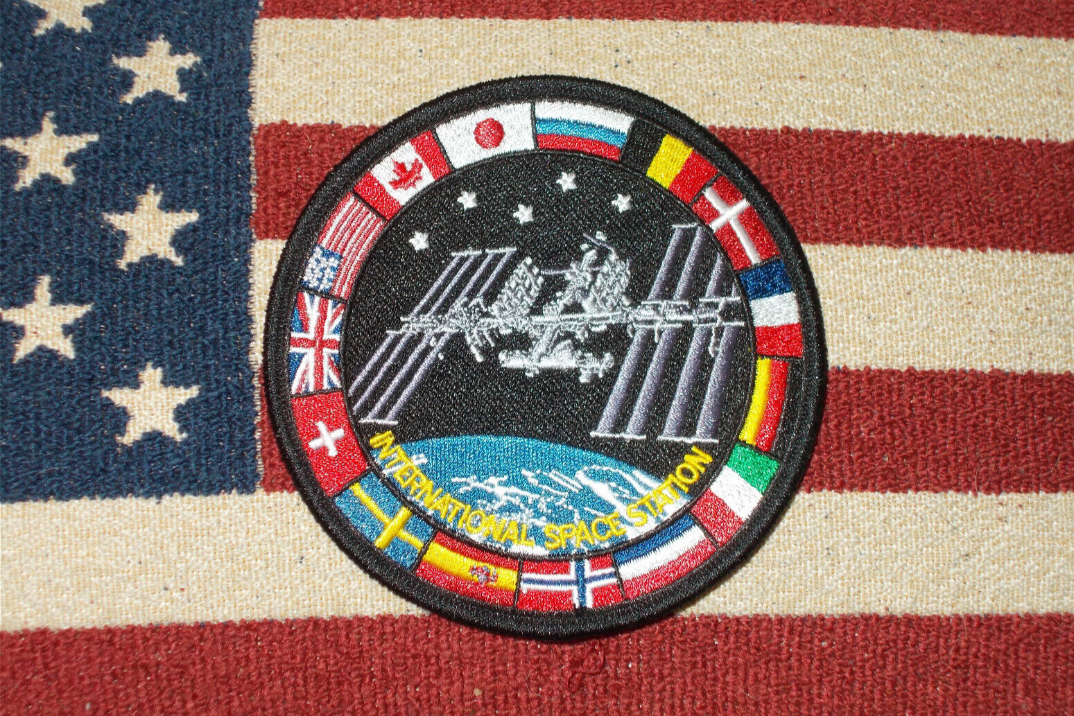 NATIONAL AERONAUTICS & SPACE ADMINISTRATION NASA ISS PROGRAM INSIGNIA PATCH