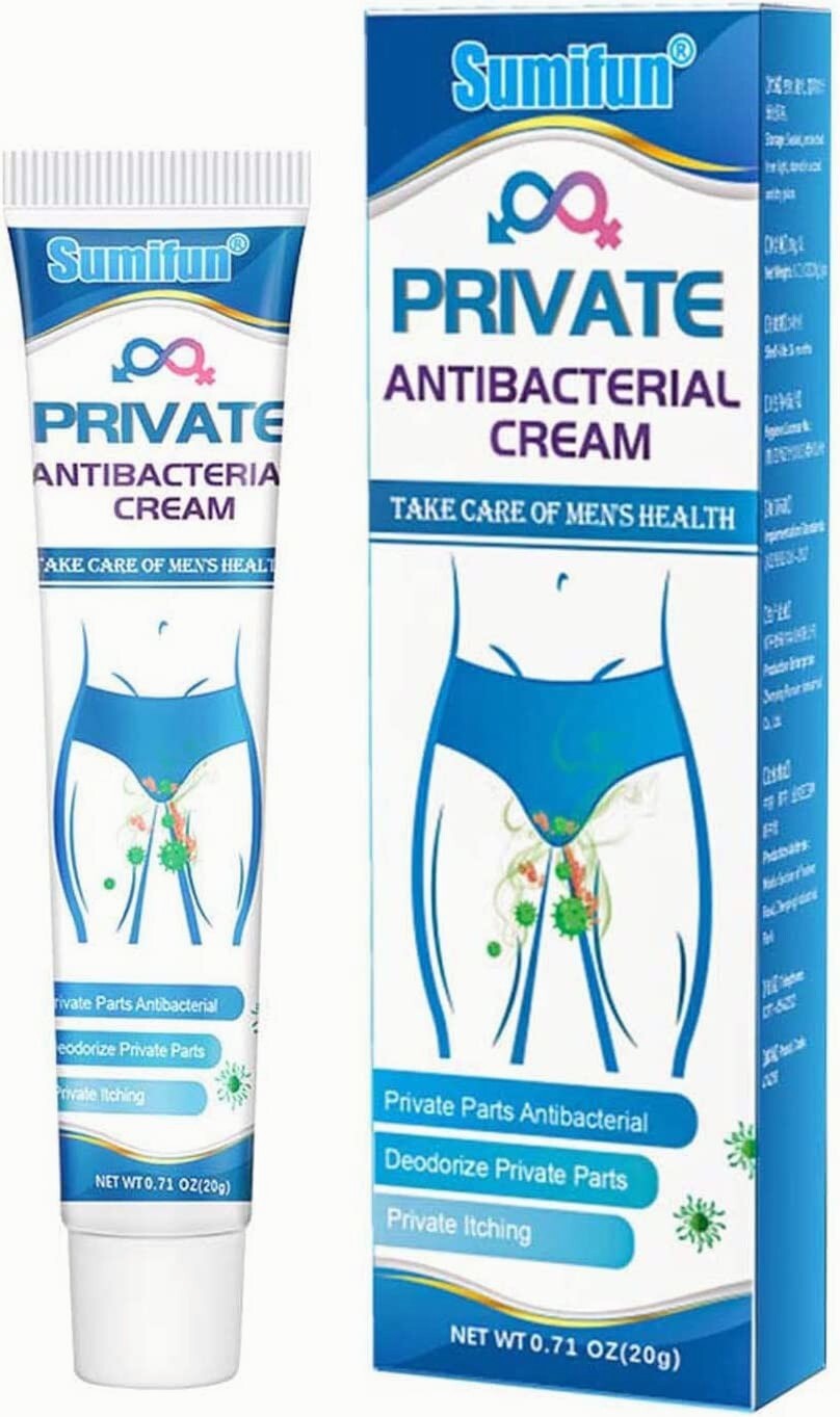 Private Antibacterial Cream for Men Deep Repair External Use Itching Cream 20g