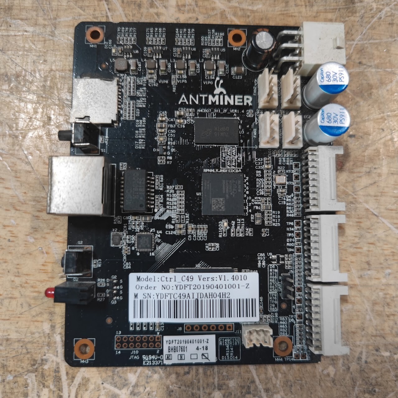 USED BITMAIN Controller For Antminer T17 S17 S17 Pro Control Board C49