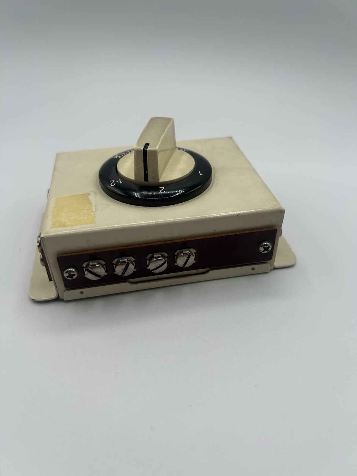 Vintage Stereo Speaker Selector Switch, Metal