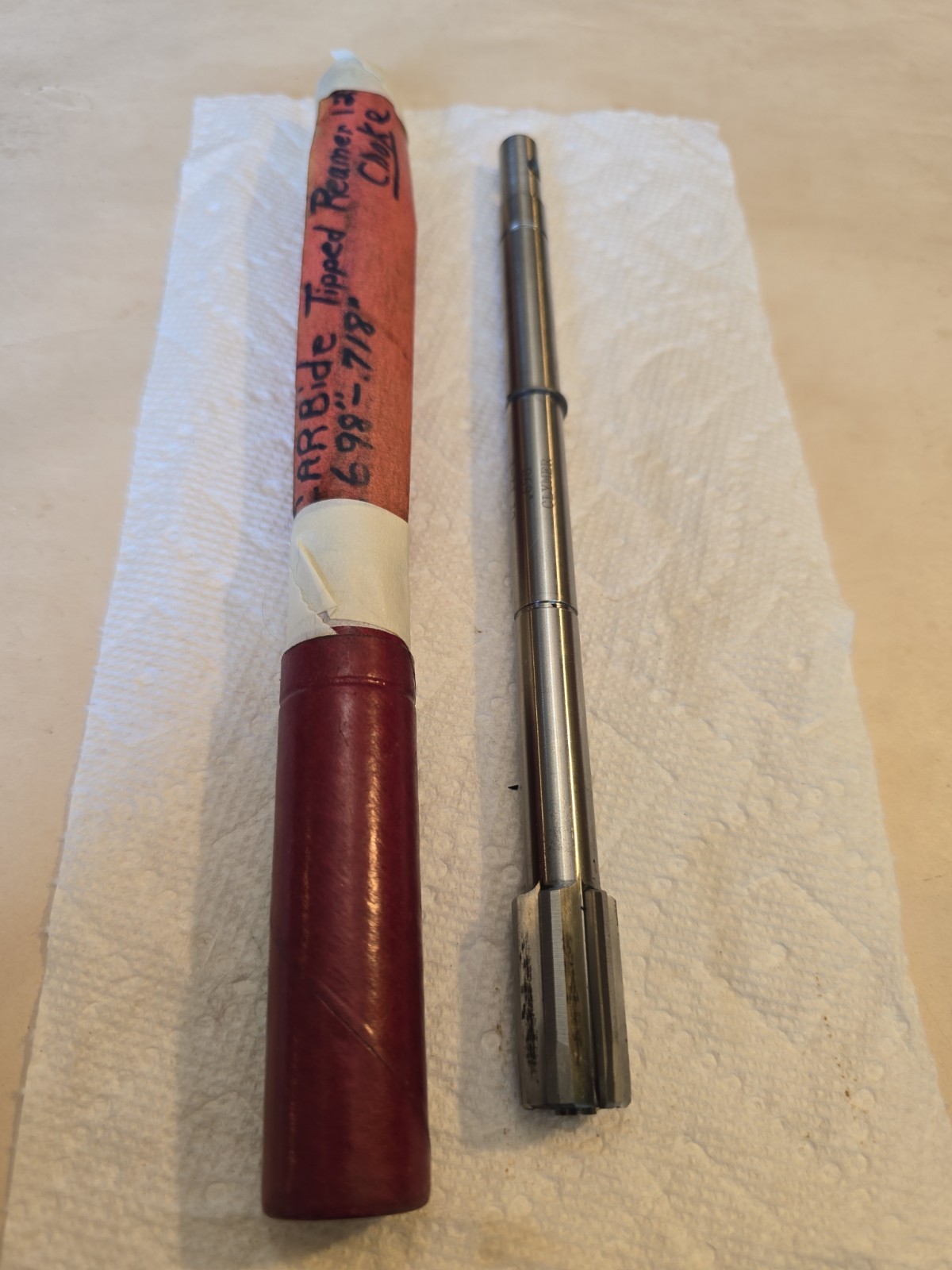 CLYMER CT-1 carbide Tipped  Choke Reamer .698-.718" 12 Gauge