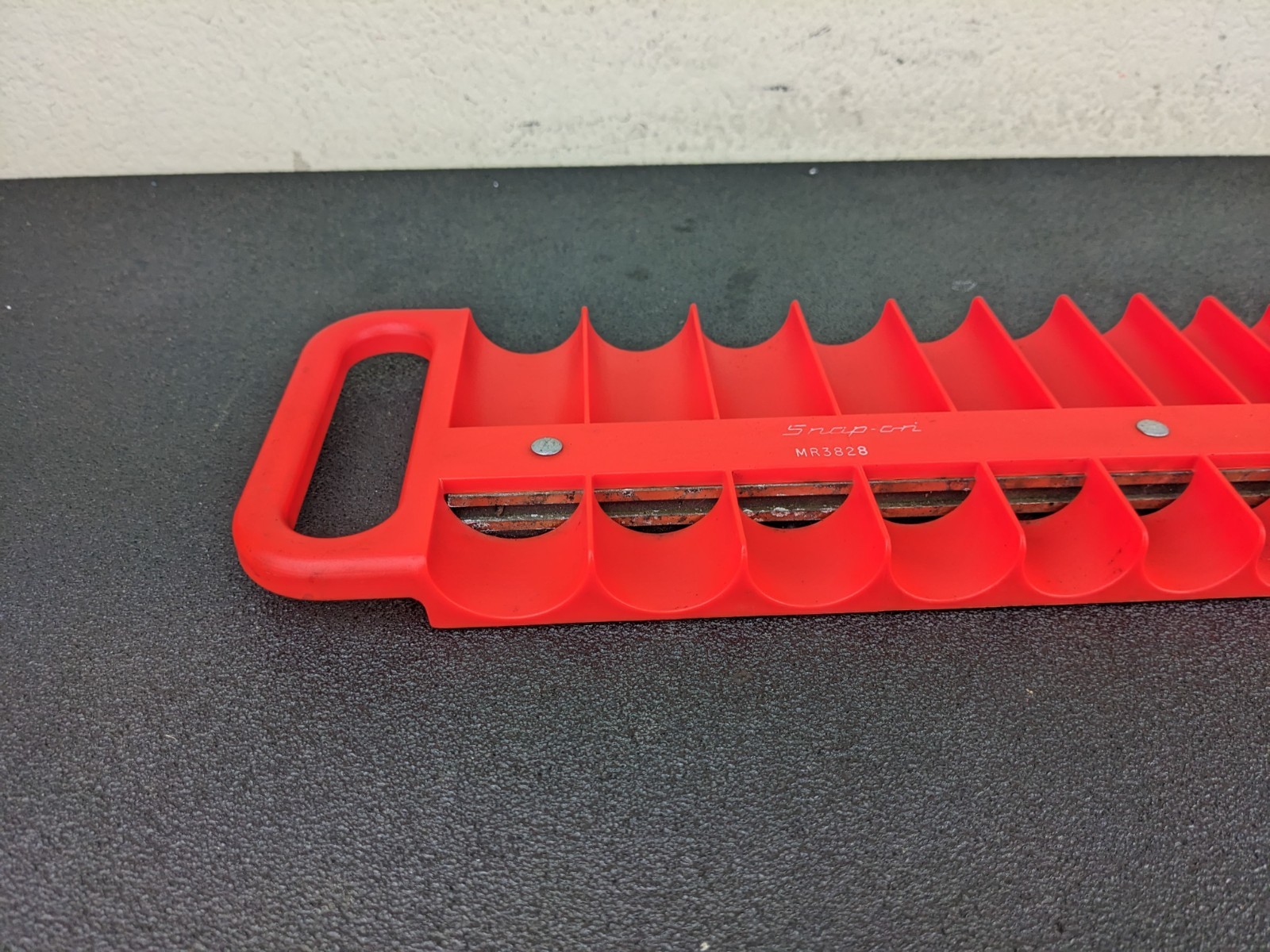 #bo725 Snap On Tools MR3828 Magnetic 3/8" Drive Socket Organizer