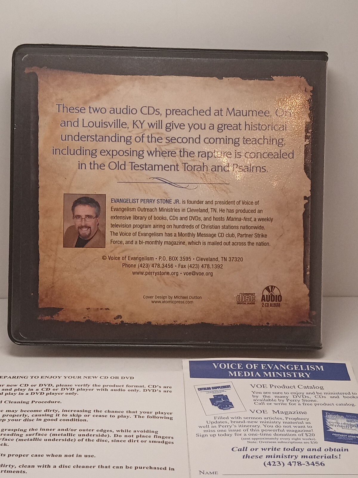 Second Coming Secrets Christ Torah Psalms Perry Stone (2 CD)