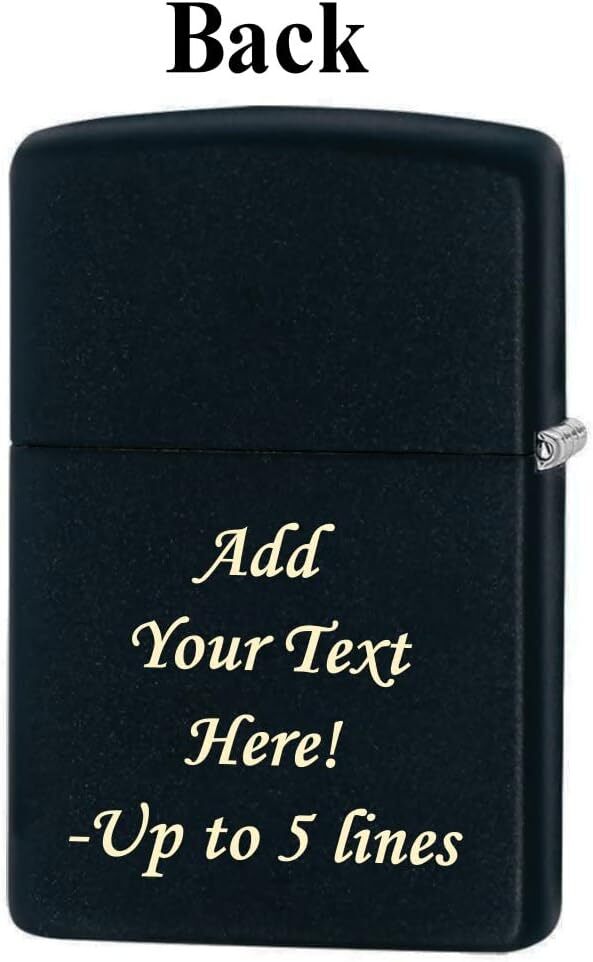 Zippo Lighter- Personalized Message for Dragon Dragon Eye Blacklight #Z6035