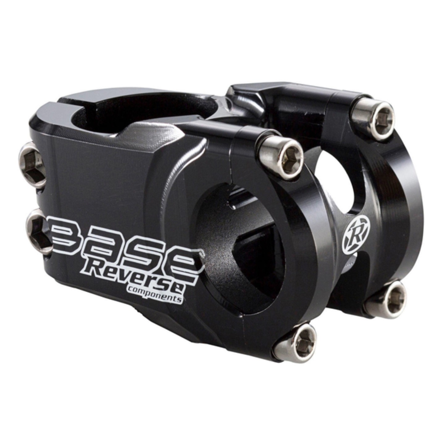 Reverse Apex Stem 40mm Stem Length 31.8mm Bar Clamp 28.6mm Clamp Dia Black