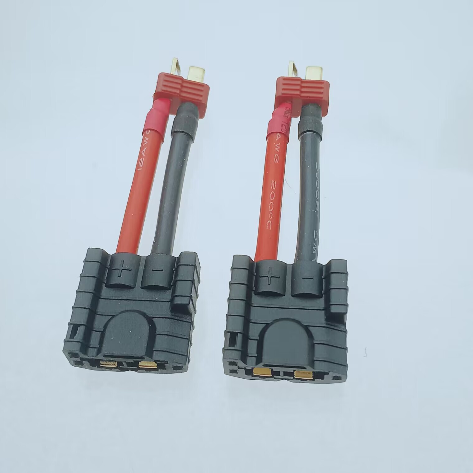 2x NEW ID Charger Adapter Deans used on 4S Zeee batteries to run for Traxxas XRT