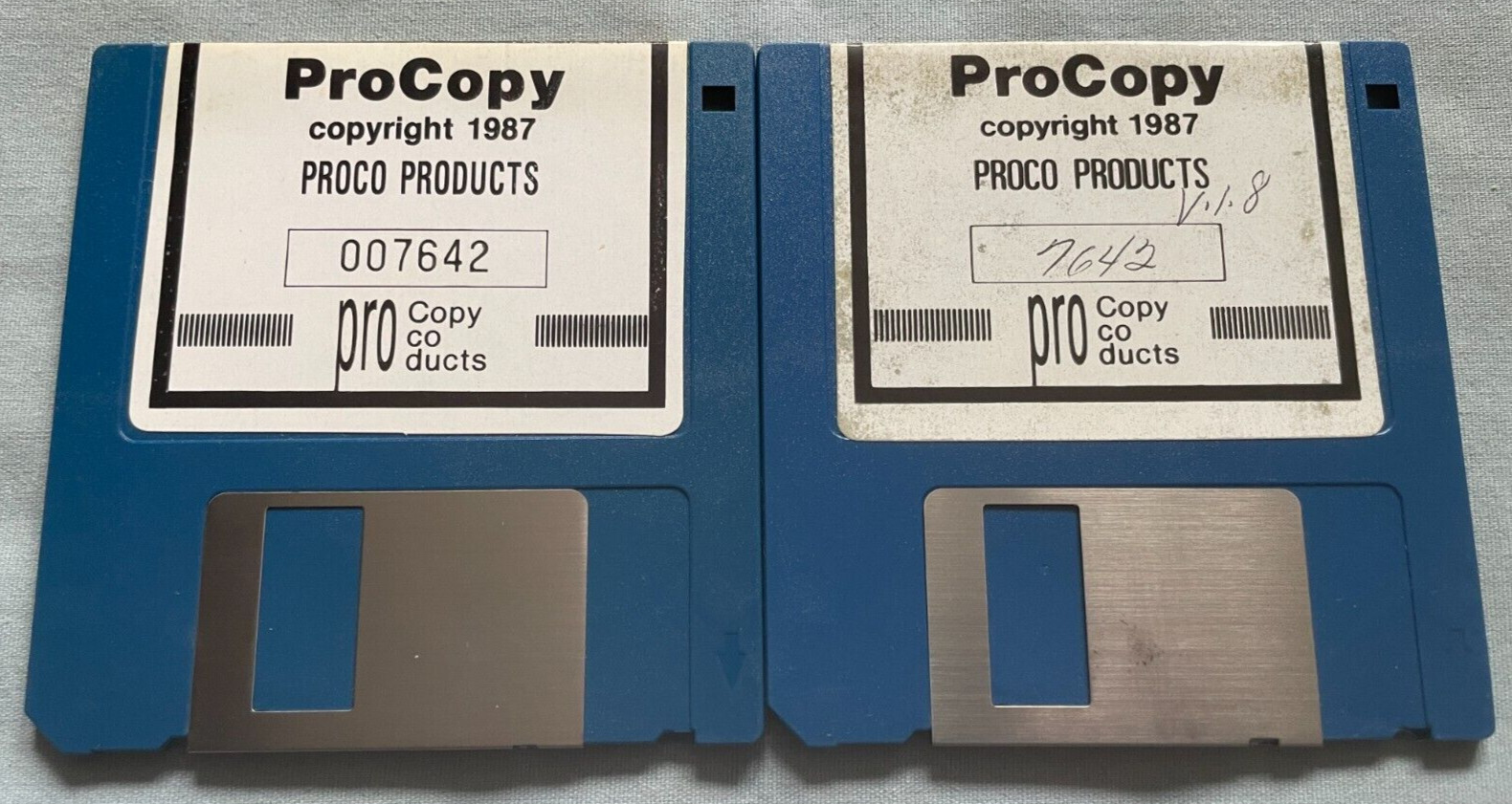 PROCOPY - 1987 Atari ST Computer Proco Products Software 3.5" Disks - UNTESTED