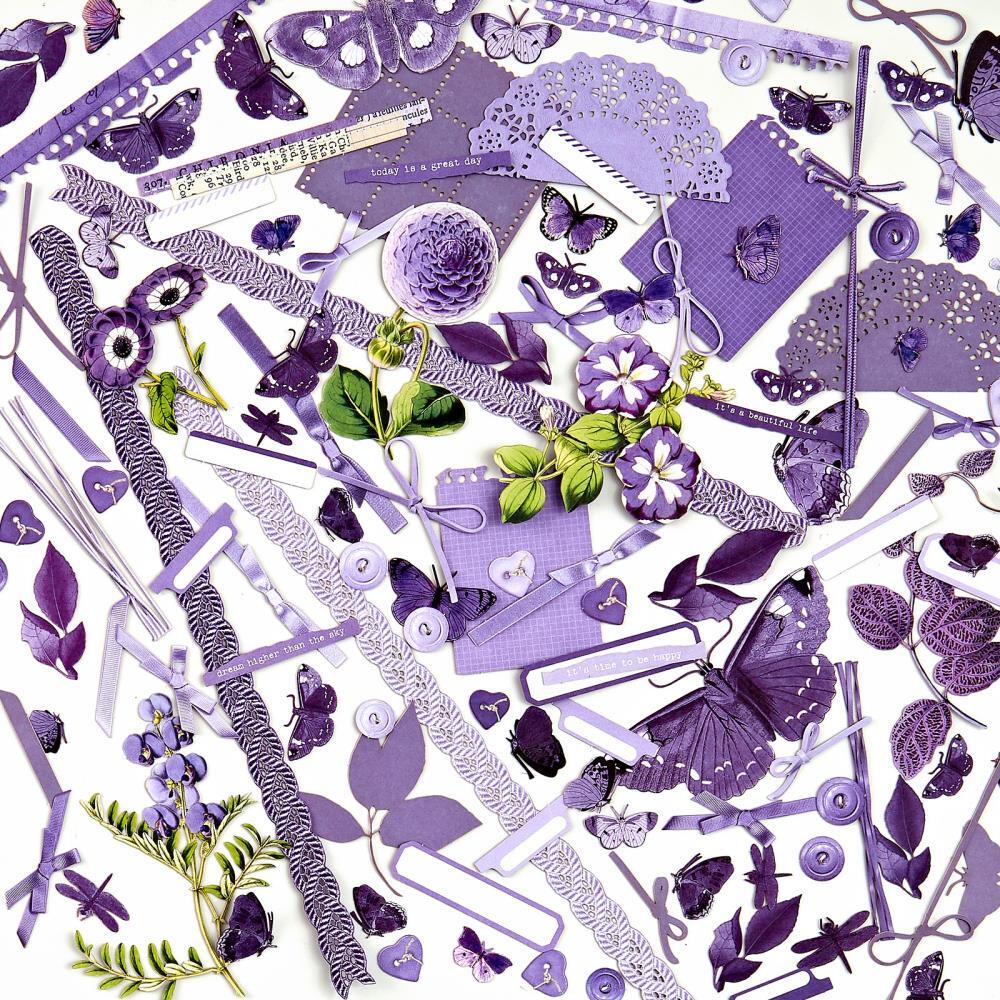 Color Swatch Lavender Laser Cut Elements - 49 and Market