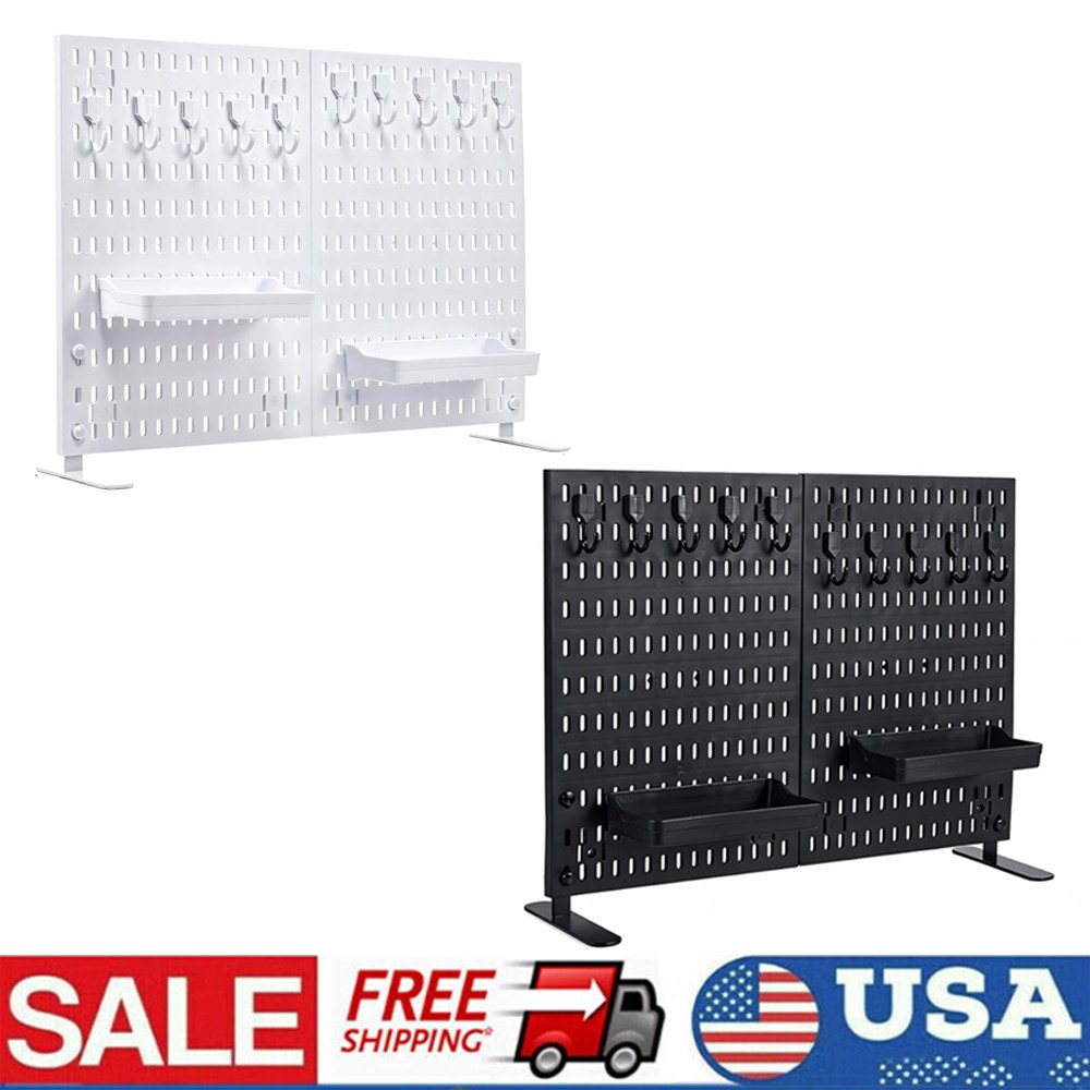Metal Pegboard Panels 4-Pack Heavy Duty Pegboard Wall Organizer for Garage,Home