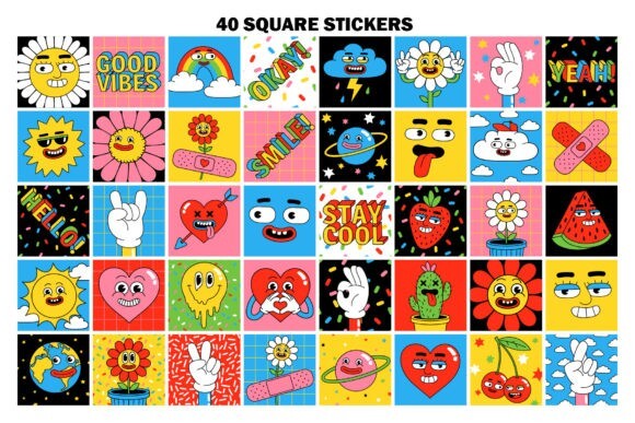 Retro Cartoon 200+