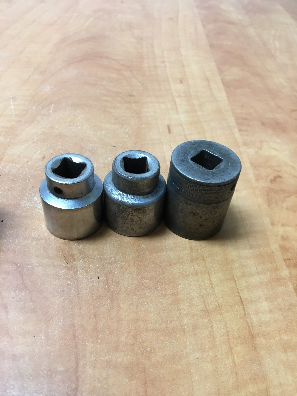 MAC Tools & Snap On 1/2" Drive SAE Shallow 10pc Socket Set 9/16" to 1-1/8"