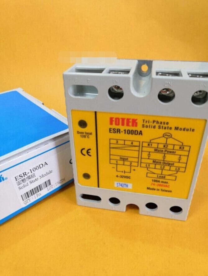 Fotek ESR-100DA ESR100DA Solid State Relay 100A Brand Free Ship