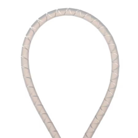 Panduit T38f-C Spiral Wrap, 3 In Max Bundle Dia., 100 Ft, Polyethylene, Off