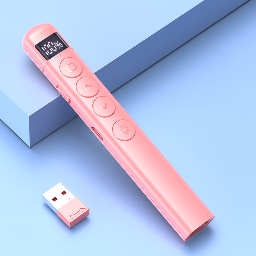 Laser Presentation Pointer 2.4G Wireless Demonstration Remote Control Pen O8F9