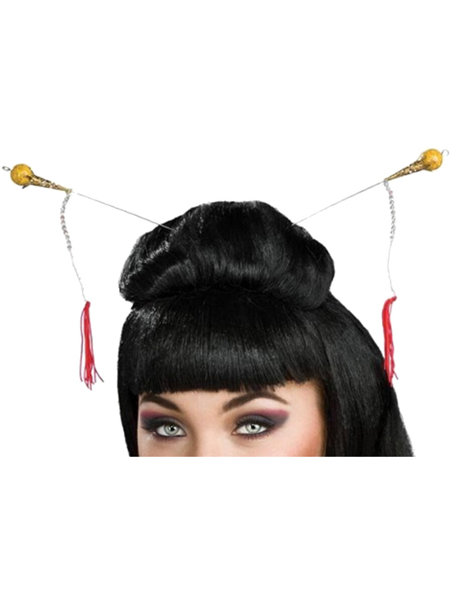 Geisha Girl China Japanese Asian Lady Hair Costume Accessory Chopsticks