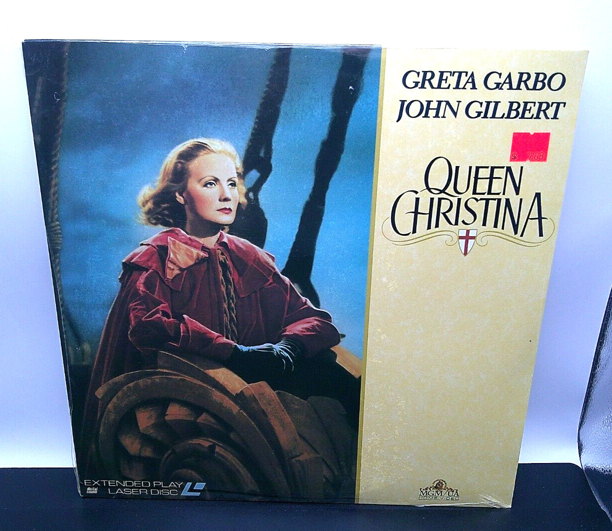 QUEEN CHRISTINA SEALED LASERDISC 1990 GRETA GARBO JOHN GILBERT
