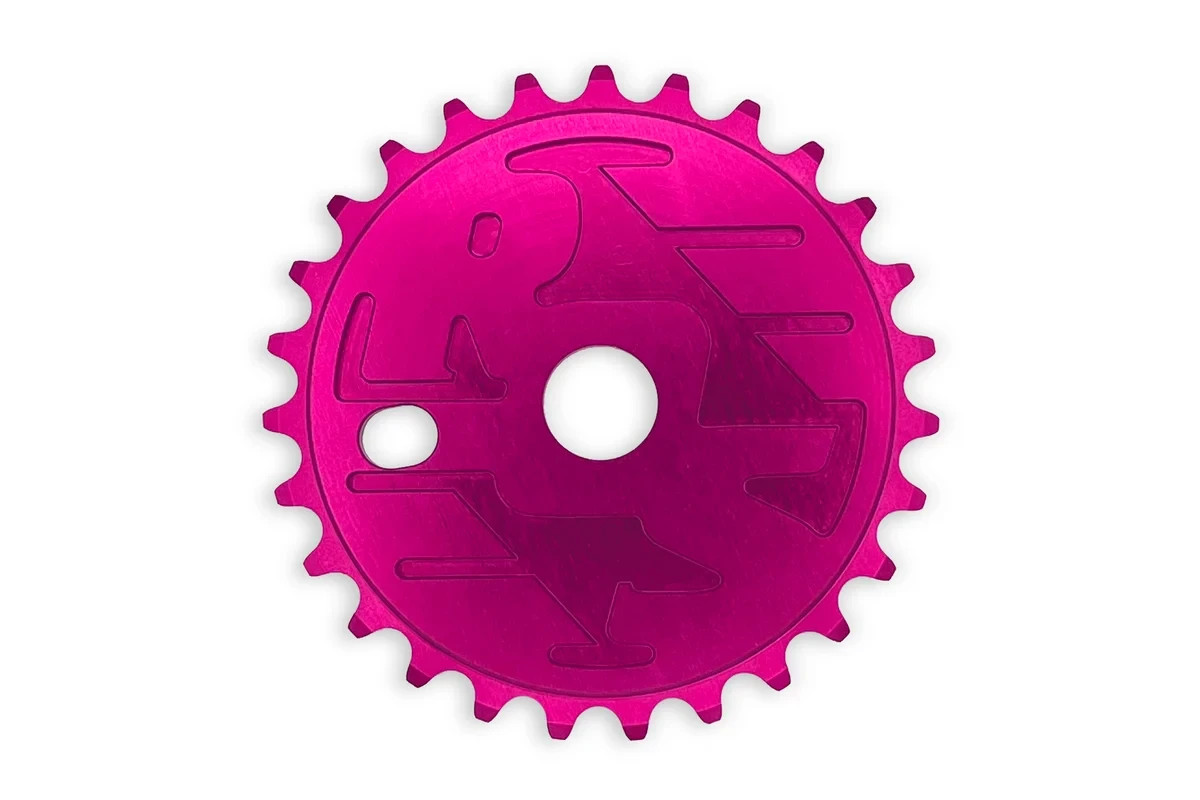 ROS - RIDE OUT SUPPLY SPROCKET - ROS CHAINRING - NEW - NO PACKAGING - PINK - 33T